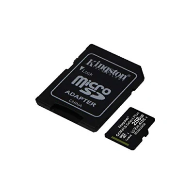 Image de Kingston Carte micro SDXC Canvas Select Plus 100R A1 C10 + ADP (SDCS2/256GBCR) 256 Go