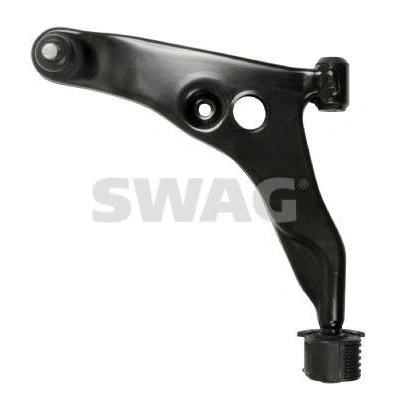 Image de SWAG 80 94 1243 Bras de suspension avec roulement Essieu avant gauche, inférieur barre oscillant transversal Tôle d&#039;acier MITSUBISHI: Space Star