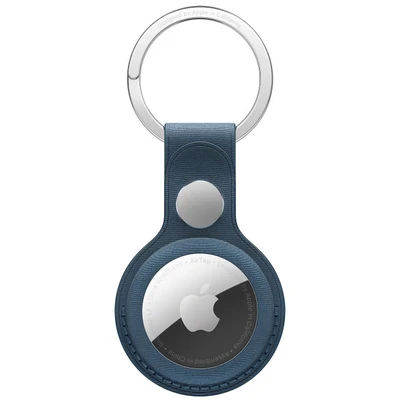 Image de Étui Apple AirTag Original FineWoven Key Ring Bleu