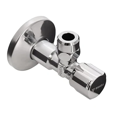 Image de Schell 19502 7 1/2&quot; Robinet équerre en Laiton chromé