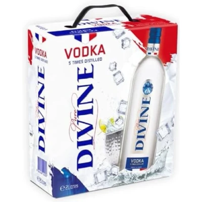 Image de Pure Divine Vodka française des Vosges du Nord 37,5% vol Bag in Box 2L (1 x 2 l)