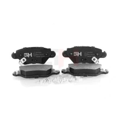 Image de GH 413619 Jeu de plaquettes frein avec indicateur d&#039;usure vis d&#039;étrier accessoires OPEL: Zafira A, Corsa C 3/5 portes