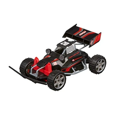 Image de Nikko RC 10042 Race Buggies, voiture télécommandée détails de design sympas pour les enfants à partir 6 ans environ 23 cm rouge/noir