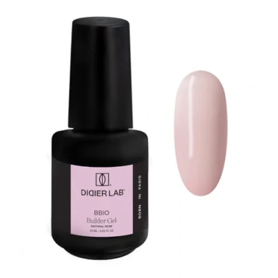 Image de DIDIER LAB BBIO Gel Construction Ongle UV en Flacon Natural Rose Formule Propre sans HEMA ni TPO de Autonivelant LED pour Renforcer les Ongles 15 ml