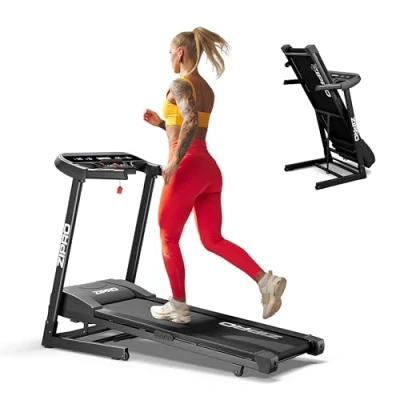 Image de ZIPRO Tapis de Course Pliable Pulse, Walking Pad jusqu&#039;à 130 kg, Vitsse 1 à 12 km/h, Roulant pour Maison