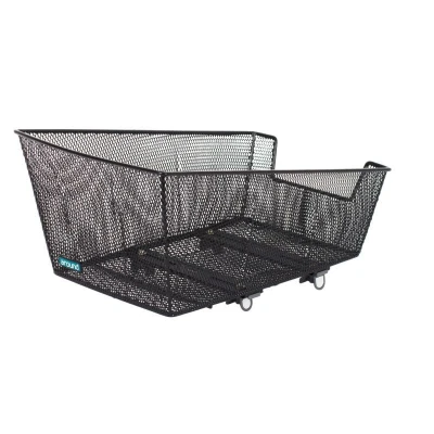 Image de Panier de vélo arrière college basic maille serrée fixation inclus Mijnenpieper