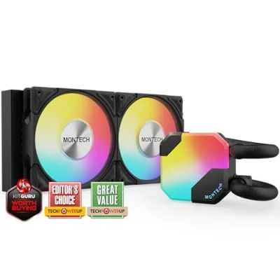 Image de Montech Kit Watercooling AIO 240mm (Noir) Neuf