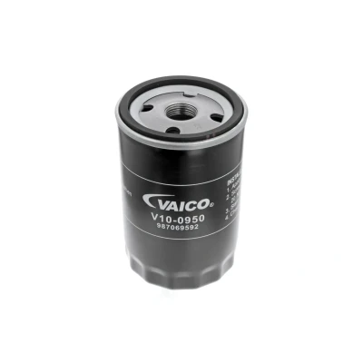 Image de VAICO V10 0950 Filtre à huile 3/4 16 UNF Qualité originale avec un clapet de non retour vissé VOLKSWAGEN: GOLF 3, TRANSPORTER 4 Bus