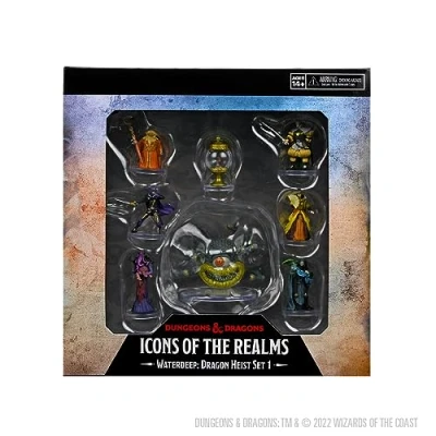 Image de Dungeons &amp; Dragons Icons of The Realms Dragonheist Boîte Set, WK96114, Multicolore