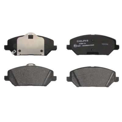 Image de DELPHI LP3385 Jeu de plaquettes frein avec indicateur d&#039;usure tôle anti bruit sans accessoires HYUNDAI: i30 III 3/5 portes, Ioniq