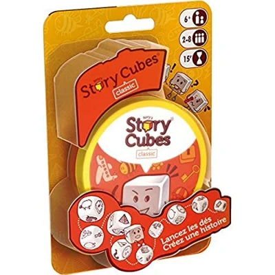 Image de Zygomatic Rory&#039;s Story Cubes : Classic Version Boîte métal Jeu de société À partir 6 ans 2 à 8 joueurs 15 minutes