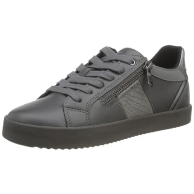 Image de Geox Femme D Blomiee E Basket, Gris foncé, 38 EU