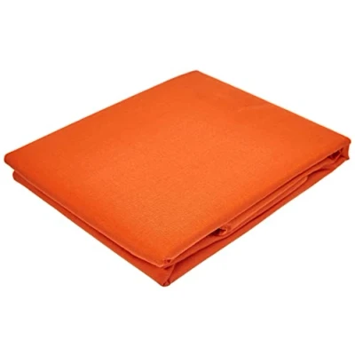 Image de Miracle Home Housse de coussin douce et confortable en coton 50 % polyester Orange 150 cm