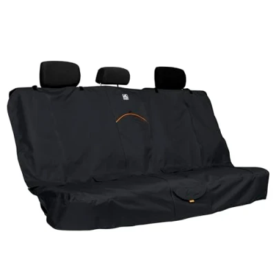 Image de Kurgo Housse de protection Wander siège arrière pour chien, Résistant à l&#039;eau, ancrages inclus, 140 cm large, noir