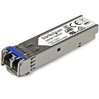 Image de StarTech.com Module SFP GBIC compatible HP J4858C Transceiver 1000BASE SX Paquet de 10 (J4858C10PKST)