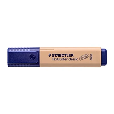 Image de Staedtler Textsurfer Classic 364 Edition Colors Boite de 10 Surligneur Pointe Biseau 1 À 5 Mm Sable
