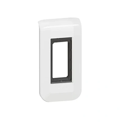 Image de Legrand Plaque Mosaic avec support pour 1 module blanc