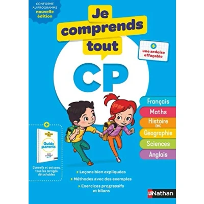 Image de Je Comprends tout CP en un (cours + exercices) pour réviser le programme du dans toutes les matières Livre d’occasion Correct