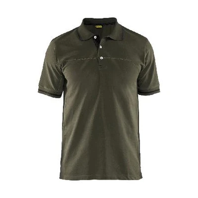 Image de Blåkläder Polo unite noir vert, 4XL, Convient aux l&#039;élevage d&#039;animaux