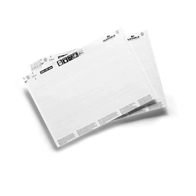 Image de Durable 800002 Lot de 20 feuilles A5 pour 100 Etiquettes Blanches 200 x mm Porte étiquettes Scanfix, Profil C et Labelfix