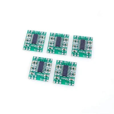 Image de ANGEEK PAM8403 Super Mini carte d&#039;amplificateur numérique 2 x 3 W Classe D Amplificateur efficace 2,5 à 5 V Alimentation USB (5 pièces)