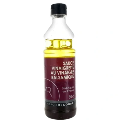 Image de Sauce vinaigrette au vinaigre balsamique Fabriquée en France MR Bouteille 350ml