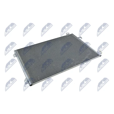 Image de NTY CCS RE 013 Condenseur De Clim sans déshydrateur Aluminium 625 R 134a RENAULT: CLIO 2