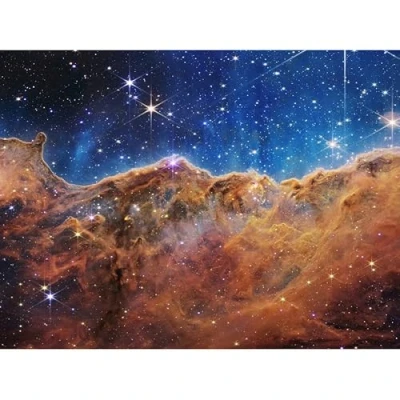 Image de Artery8 NASA James Webb Space Telescope Cosmic Cliffs in the Carina Nebula NGC 3372 NIRCam Image Unframed Wall Art Print Poster Home Décor