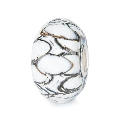 Image de Trollbeads Collection automnale Perles en verre Motif pattes d&#039;amour, taille unique, Verre, Pas de gemme