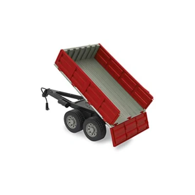 Image de JAMARA 413108 Camion pour Tracteur RC 1:16 basculante télécommandée Haut/Bas Attelage de remorque Avant Côtés Pliables Rouge