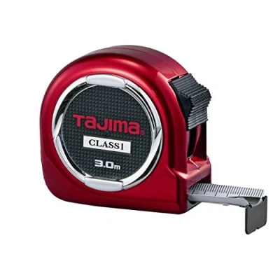 Image de Tajima H1630MW Hi Lock Mètre à ruban 3 m/16 mm Classe 1, Rouge
