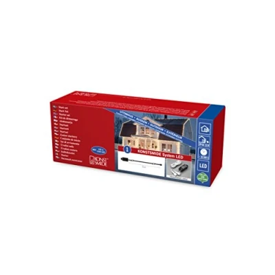 Image de Konstsmide 4800 003 Câble de Raccordement pour Système LED, Plastique, 60 W, Or, 700 x 1 cm