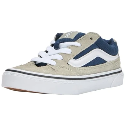 Image de Vans Caldrone Basket, Suede/Mesh Grey/Blue, 23 EU