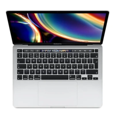 Image de 2020 Apple MacBook Pro avec 2.3GHz Intel Core i7 (13 pouces, 32Go RAM, 512Go SSD) (QWERTY Anglais) Argent (Reconditionné)