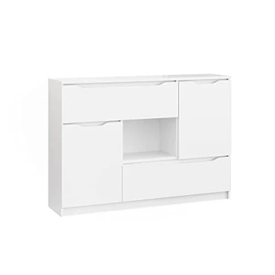 Image de Vicco Commode avec tiroirs Ruben, Blanc, 120 x 84 cm