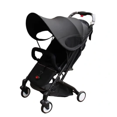 Image de Pare Soleil Poussette Universelle Anti UV UPF50+ Canopy Auvent de Réglable protection Housse pour bébé