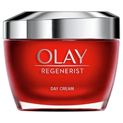 Image de Olay Regenerist crème de jour pour femme Hydrate intensément et raffermit la peau visible, avec peptides amino vitamine B3, le visage 50 ml