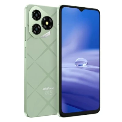 Image de Ulefone 4G Téléphone Débloqué Android 14 Note 19, Emplacement pour 3 Cartes, Octa Core 6Go+32Go (512Go Externe), Smartphone Dual SIM, 6,56&#039;&#039; HD+, Caméra 8MP+5MP, Déverrouillage Facial GPS Vert