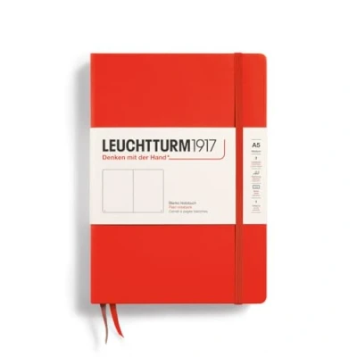 Image de LEUCHTTURM1917 369783 Carnet de notes Medium (A5), Couverture rigide, 251 pages numérotees, Lobster, blanc