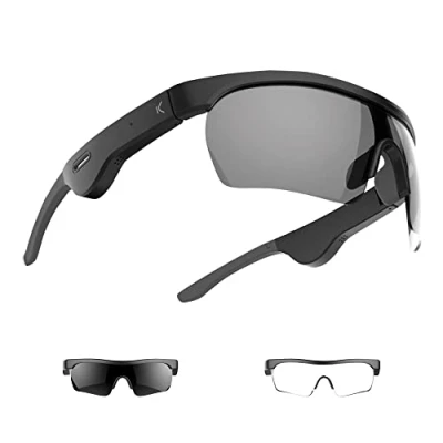 Image de KSIX smart your tech Phoenix Lunettes Bluetooth Mixte Adulte, Noir, Normal