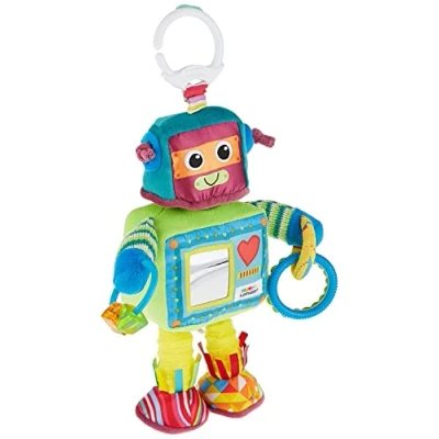 Image de LAMAZE Rusty the Robot, Clip on Pram and Pushchair Newborn Baby Toy, Sensory Toy for Babies Boys Girls from 0 to 6 Months