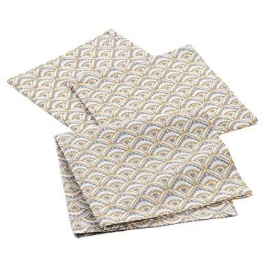 Image de douceur d&#039;intérieur MERIDIENNE 3 Serviettes DE Table, Multicolore, 40 x CM