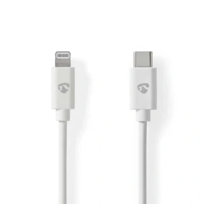 Image de Nedis CCGL39650WT20 câble Lightning 2 m Blanc Neuf