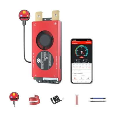 Image de DALY Smart BMS 4S 24S 40A à 500A avec Module WiFi et Carte de Protection Communication Can 485 pour Pack Batteries au Lithium LifePO4(LifePO4 16S 48V, 200A)