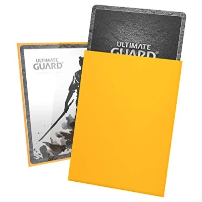 Image de Ultimate Guard Katana Sleeves Standard Size Yellow (100) Pochettes pour Cartes, UGD010897, Jaune