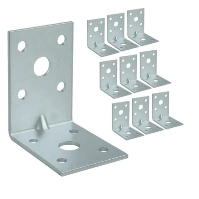 Image de OMIDEAS 10 x Equerre d&#039;assemblage renforcée (50 50 35 2) de Fixation Angle Droit Support en forme L, Équerre 90 Degrés Acier, Coin
