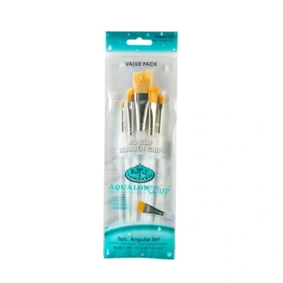 Image de Royal &amp; Langnickel Aqualon Wisp Set de pinceaux biseau 5 pièces