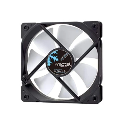 Image de Fractal Design FD FAN DYN X2 GP12 WT système de refroidissement d&#039;ordinateur Boitier PC Ventilateur 12 cm Noir, Blanc Neuf