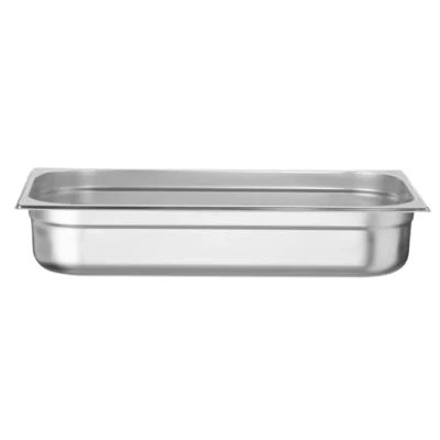 Image de HENDI Bac Gastronorme, GN 1/1, résistance thermique 40 C à 300 C, utilisable dans des fours convection, réfrigérateurs, bain maries, chafing dishes, 14L, 530x325x(H)100mm, inox