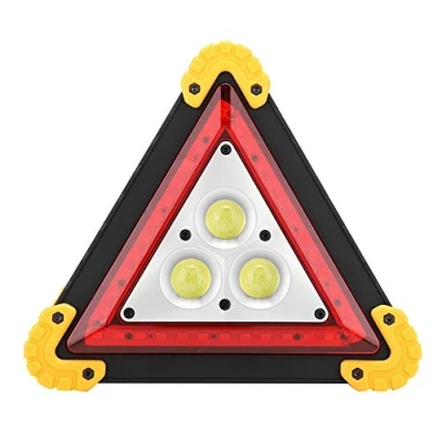 Image de Sonew 30w Led Triangle Lumineux Voiture, Panneau de Stationnement Sécurisé Plaque Lumière Multifonctionnelle Sécurité D&#039;urgence Panne Voiture